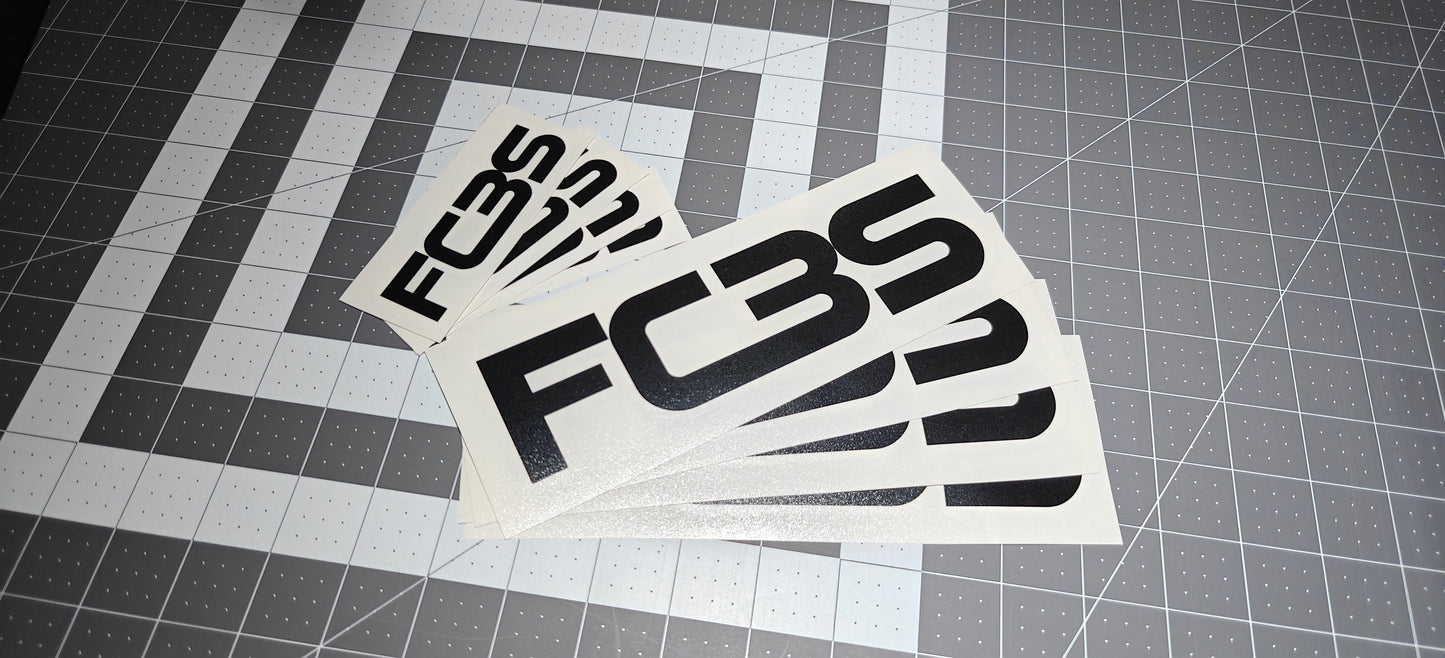 FC3S Vinyl Decal