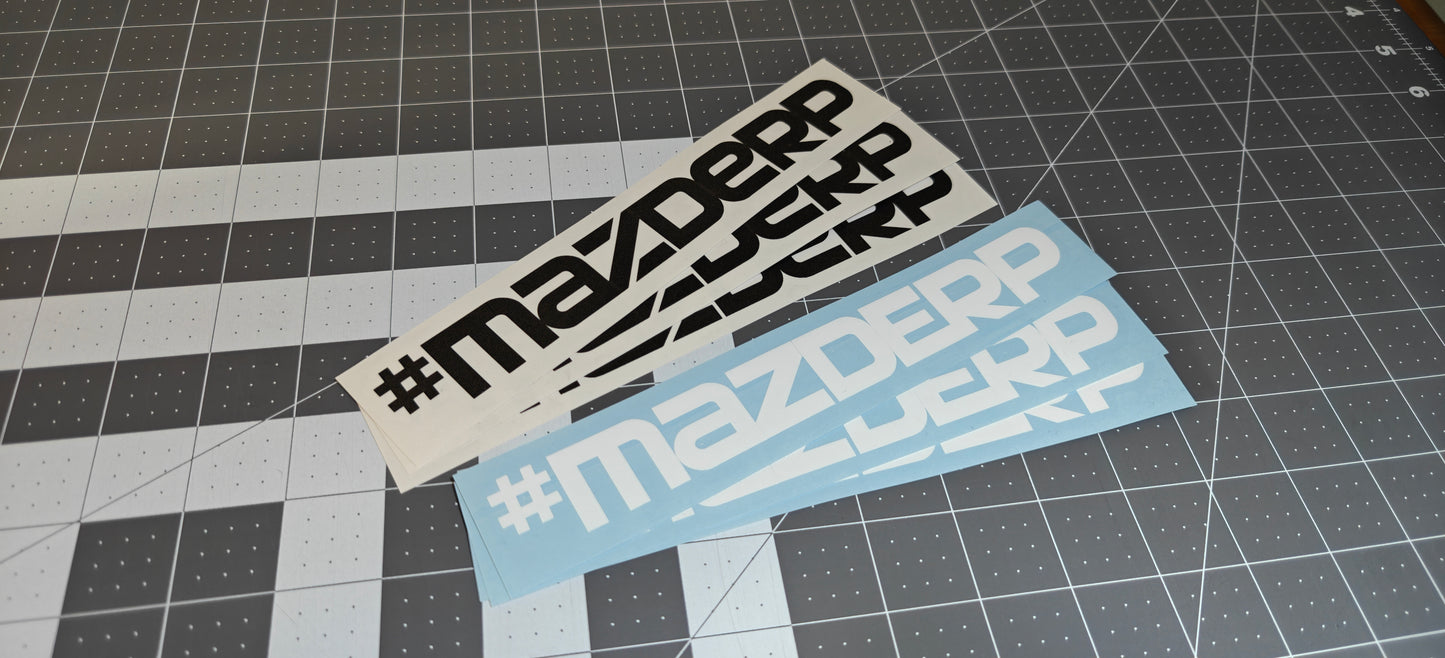 #Mazderp Decal