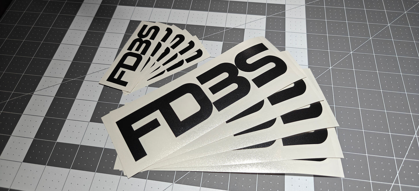 FD3S Vinyl Decal